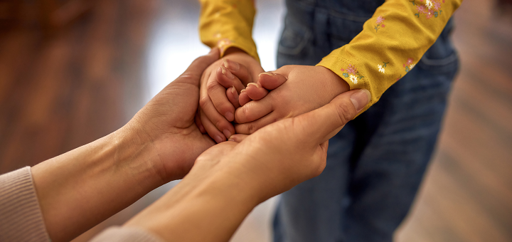 Image 4 - Adult and child hands