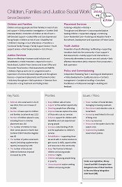 Children Families and Justice Social Work Service Description Page