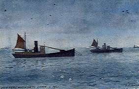 Anson Painting Fishing Boats