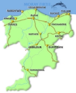 Map of Moray