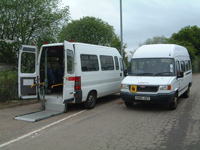 Mini buses for the disabled