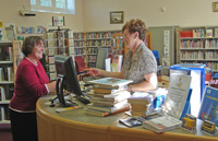 Inside view of Cullen Library