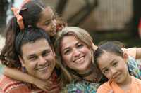 A photo of a family