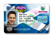 Image of a Young Scot card