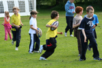 A photo of a children's game of rugby