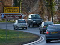 Traffic in Fochabers