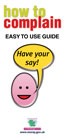 How to Complain - Easy to Use Guide