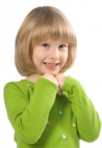 A photo of a child
