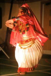 Kathakali dancer