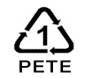 Suitable plastic for recycling logo
