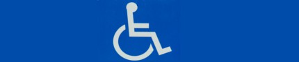Disability wheelchair icon