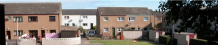 Housing scheme grass area
