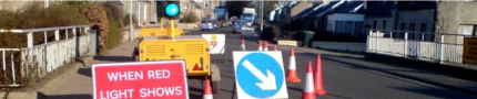 Roads roadworks New Elgin
