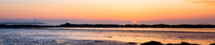 Sunset scene over Moray Firth