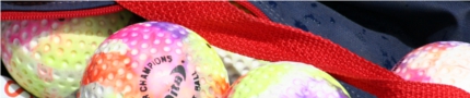 A picture of hockey balls