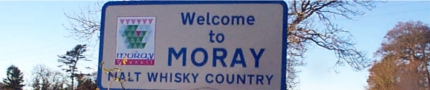 welcome to Moray sign