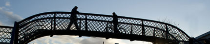 A footbridge