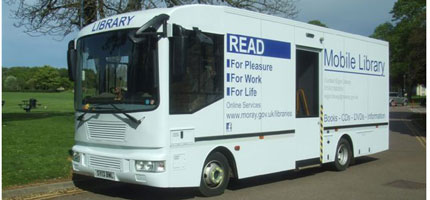 Photo of a mobile library